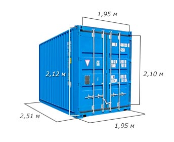 Типы и размеры морских контейнеров
